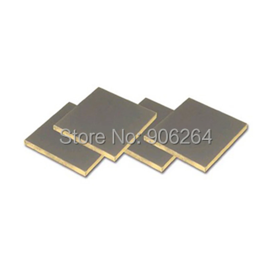 100x100x10mm Pad Printing Metal Plate Cliche Making 1pc