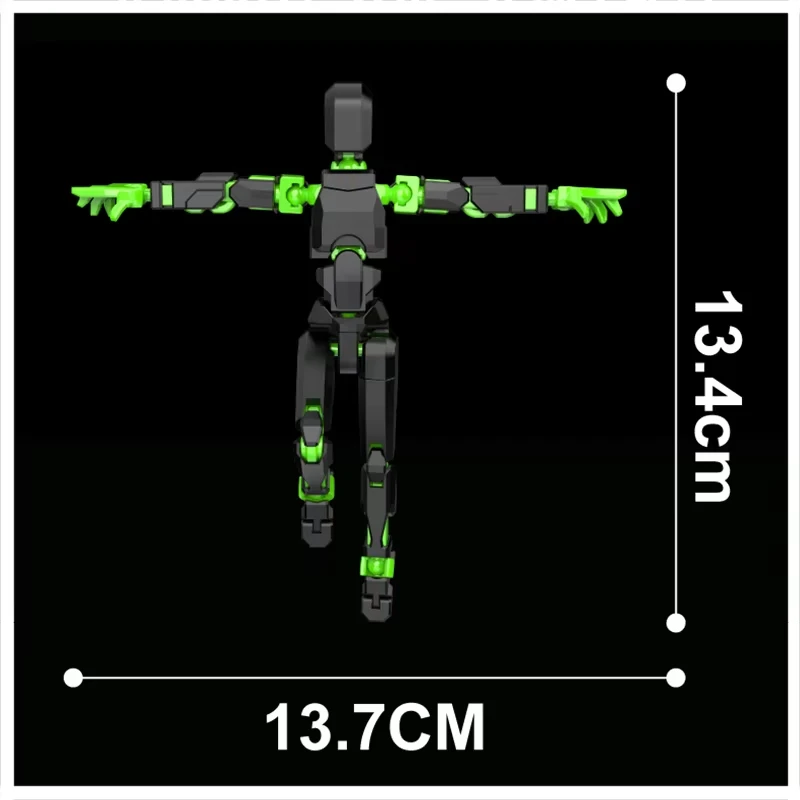 Multiple Styling Combinations Robot Model Lucky 13 Figure Kids Toys Holiday Gift Movable Robot Action Figuras DIY Assemble Toys