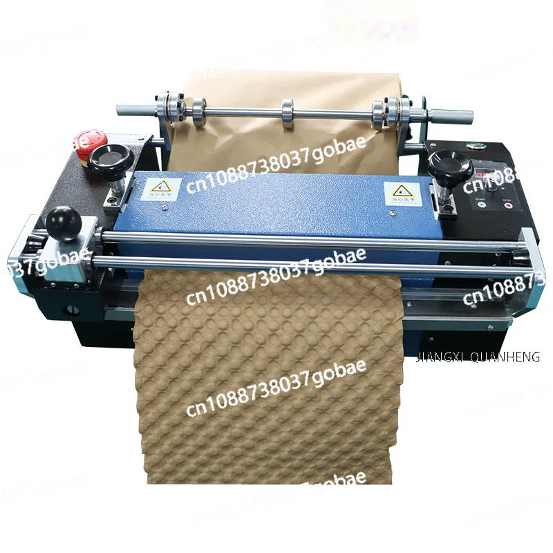 2025 new kraft paper buffer bubble machine with paper cutter