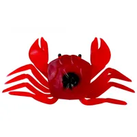 2022 New Fishing Tackle Gear Accessories Soft Lure Fishing Crab White/Red 10/14cm Artificial Crab Bait Crab Soft Lure