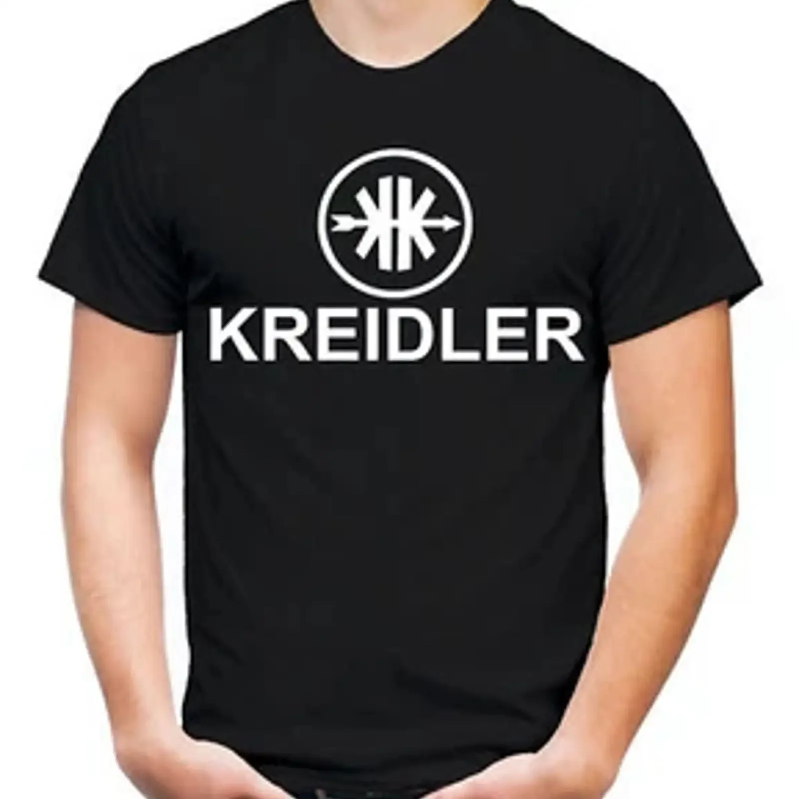 Kreidler Logo Men's T Shirt Moped Simson Cult Fun vintage Washed Comfortable Slightly graphic Top For Everyday Wear Stylish