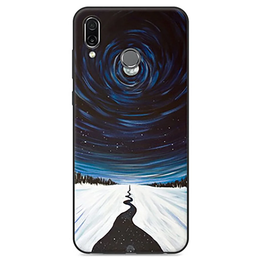Мягкая оболочка с милым мультяшным рисунком для Huawei Honor Play, чехлы на заднюю крышку, COR-AL00
