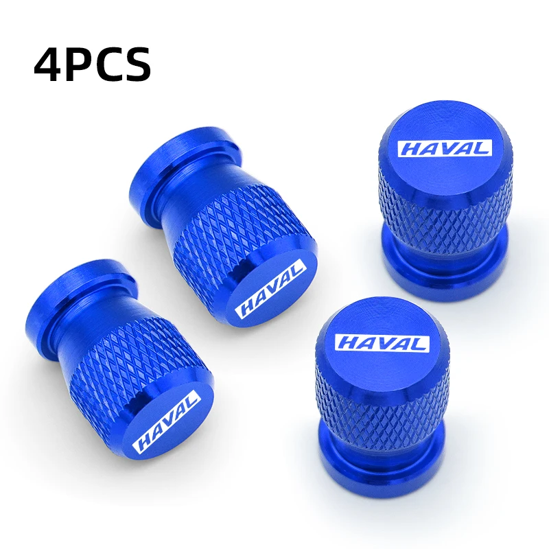 4 PCS Car Wheel Tire Valve Stem Cap Cover Aluminum, for GWM HAVAL H9 H6 F7 DARGO F7X F7H H8 MAX B07 A07 H2S F5 M4 H6 GT