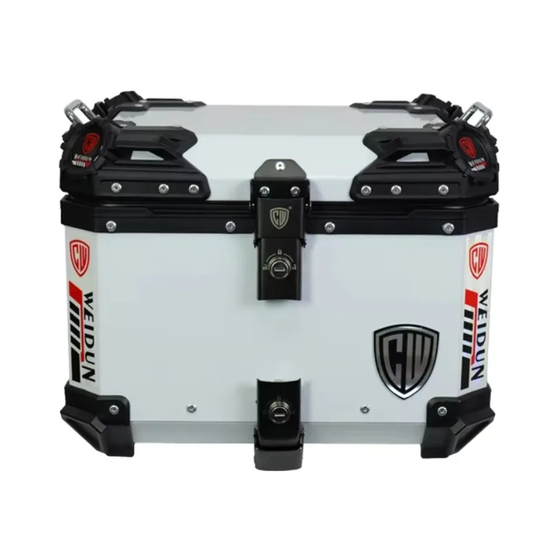 

STLF 45L Waterproof Quality Aluminum Motorcycle Tail Box Top Box Electric Scooter Trunk