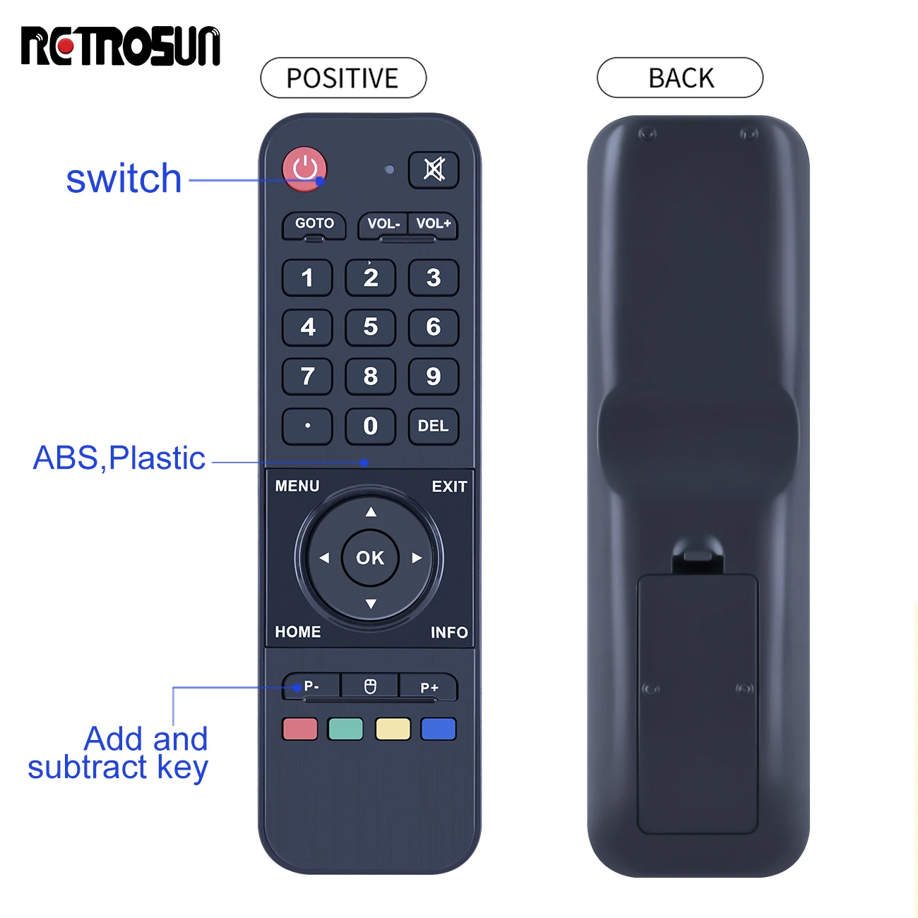 New Remote Control for HTV HTV2 HTV3 HTV4 HTV5 HTV6 HTV7 IP-TV5 IPTV5 TV  HDTV Box