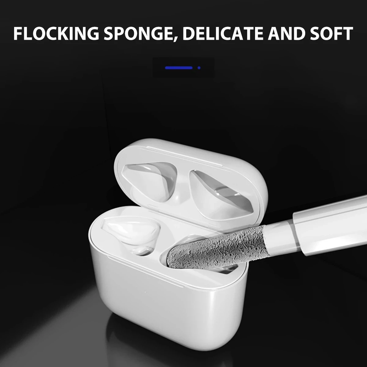 Picture 3: Cleaner Kit for Airpods Pro 3 2 1 Bluetooth Earphones Cleaning Tool Durable Earbuds Case Clean Brush Pen for Xiaomi Buds 5 Pro