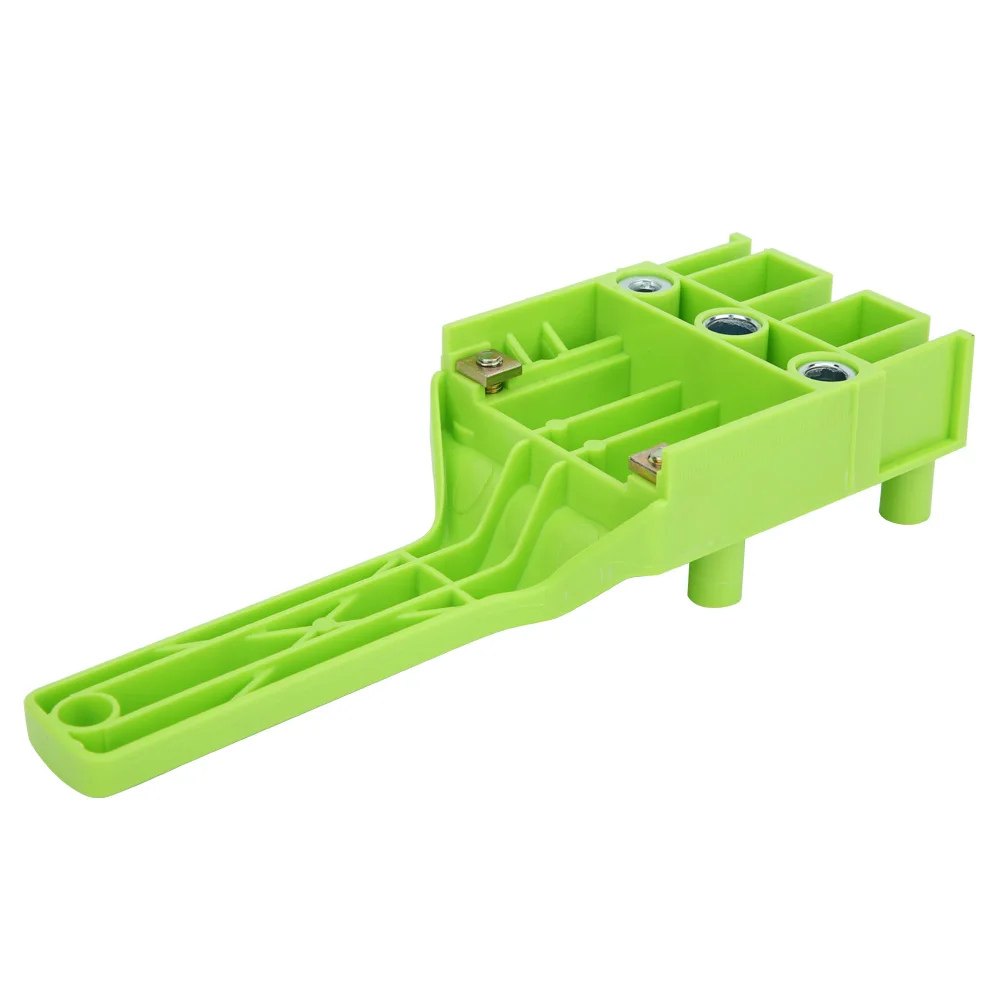 41 Pcs Doweling Jig Woodworking Thickened Drill Guide Tool with 6/8/10mm Hole Drill Bit Kit