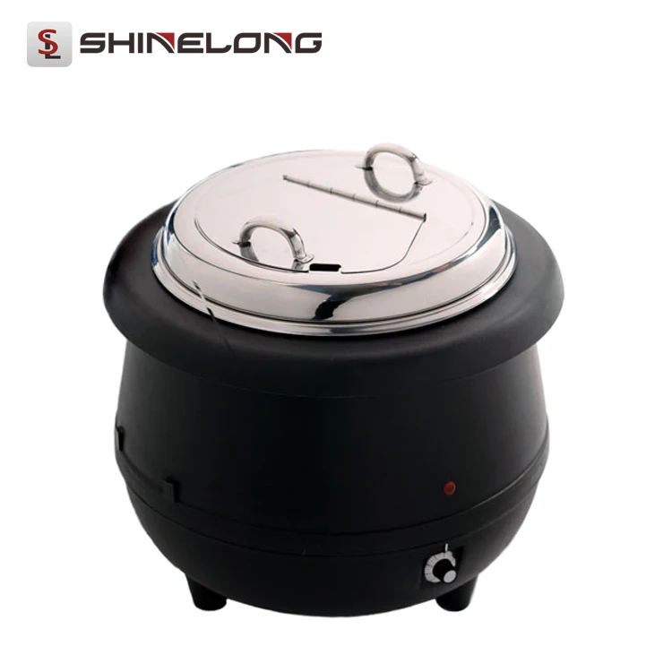 

10-литровая электрическая суповая кастрюля с крышкой из нержавеющей стали