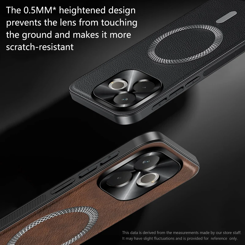 Funda de teléfono de cuero PU de lujo para Oppo A5 Pro A5 5G Magsafe anillo de Metal magnético protección de lente cubierta a prueba de golpes para Oppo A78 4G