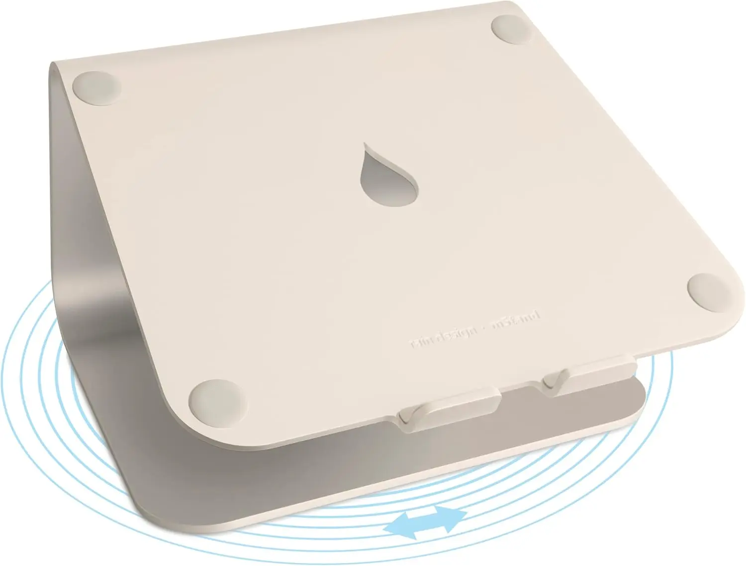 

360-Degree Swivel Laptop Stand with Tilt Design for Better Ergonomics and Airflow