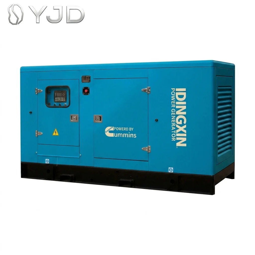 High Performance Diesel Generator Set with Cumins Engine 50kVA 100kVA 150kVA 200kVA Soundproof Silent Type Diesel Genset