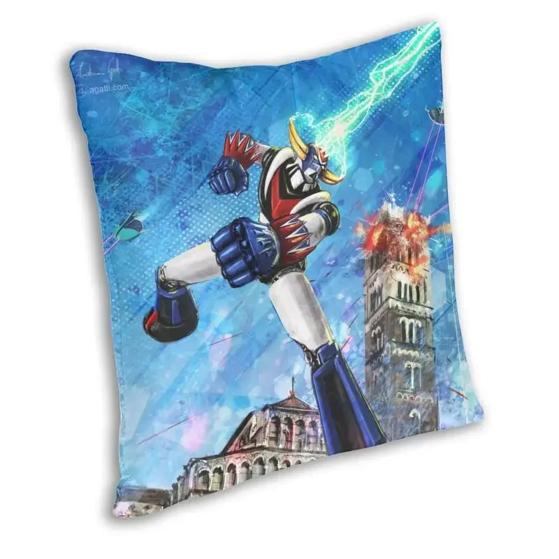 Goldorak Grendizer Actarus Cushion Cover 40x40 Home Decor 3D Print UFO Robot Mazinger Z Goldrake Throw Pillow Case for Sofa Car