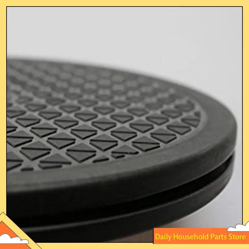 【Great Sale】12 Inch Heavy Duty Rotating Swivel Steel Ball Bearings Stand For Monitor TV Turntable Lazy Susans Black Round Shape