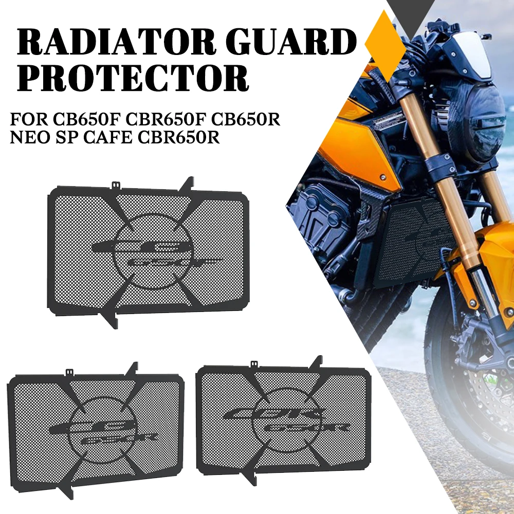 

Motorcycle Accessories CB 650R CBR 650 R Radiator Guard Protector FOR Honda CB650F CBR650F CB650R Neo SP Cafe CBR650R 2019-2024