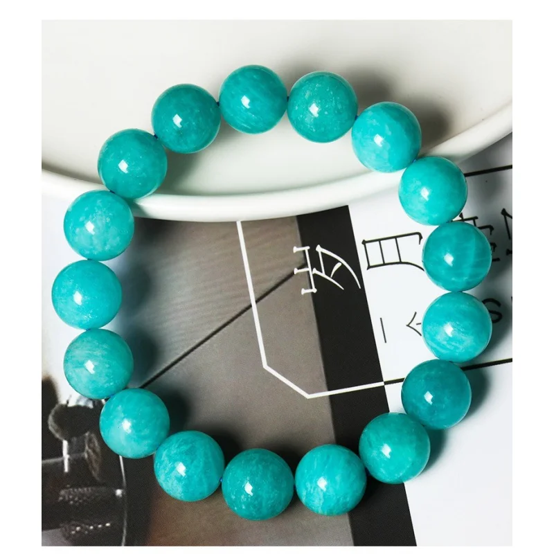 

7A Natural Old Mine Amazonite Bracelet Ethnic Style Factory Direct Sales