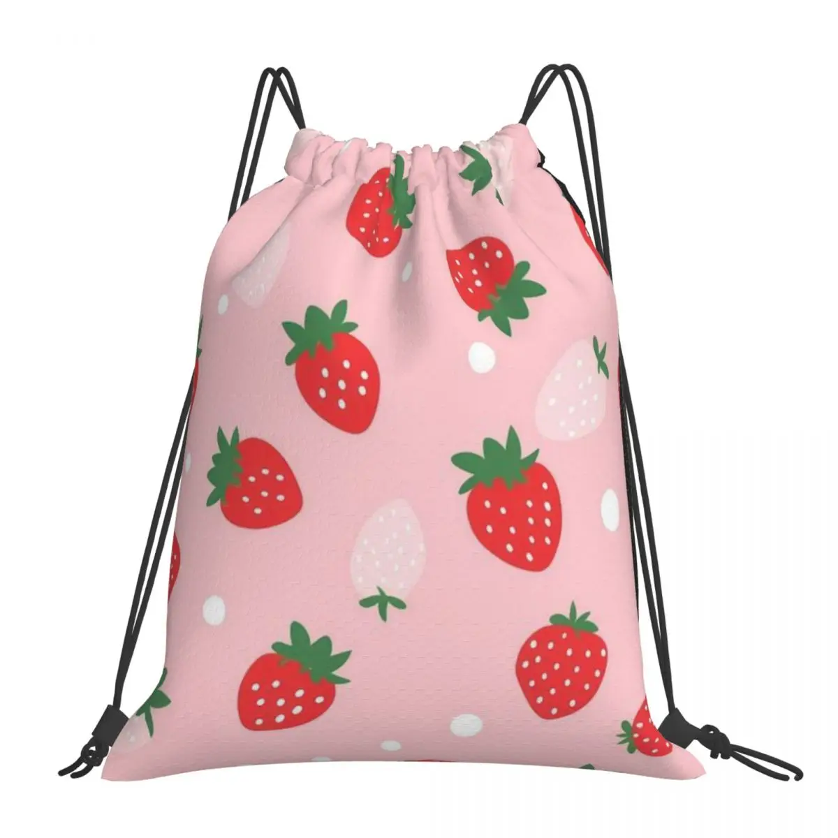 Strawberry Drawstring bag, travel cloth, waterproof cloth bag, portable dust-proof inner bag, storage bag