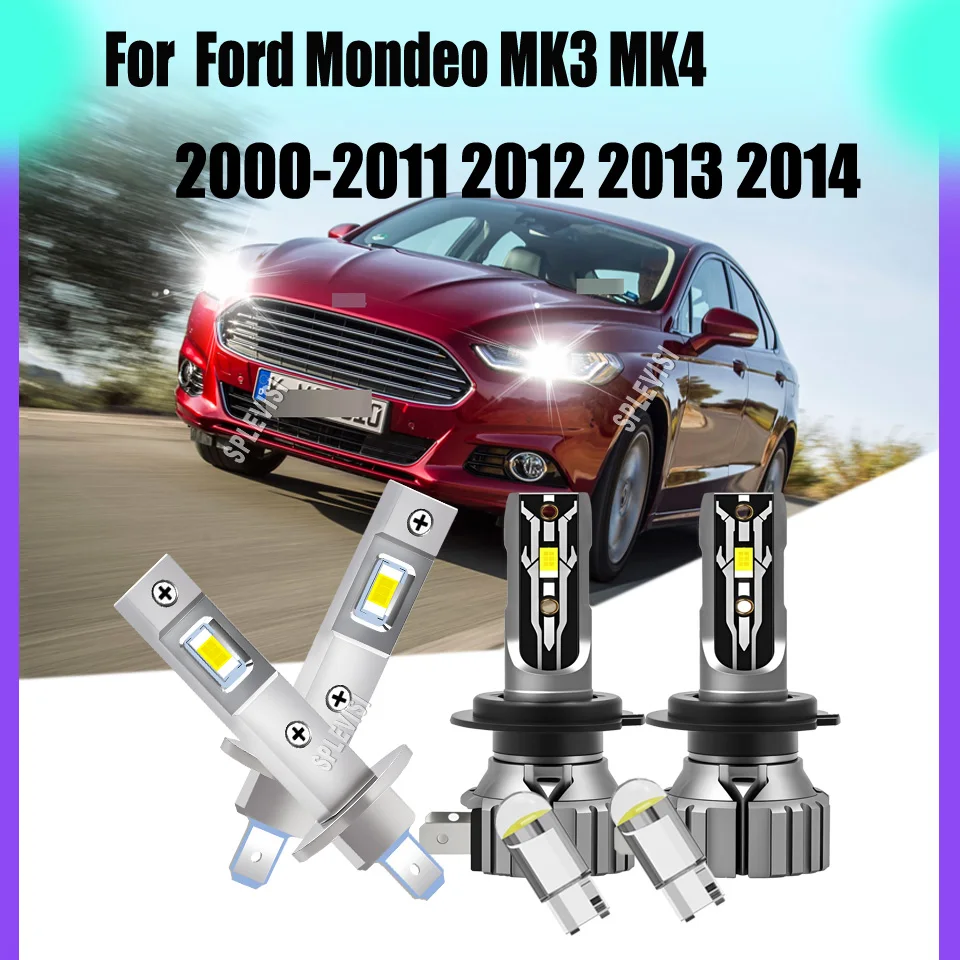

H1 H7 Durable Car Headlight Bulb Replacement Improved Visibility For Ford Mondeo MK3 MK4 2000 2001 2002 2003 2004 2005 2006-2014