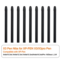 X3 Pen Nibs 10 Replacement Pieces for XP-Pen Artist10 2nd /Artist12 2nd /Artist13 2nd/Artist16 2nd/Pro 16/Deco L LW
