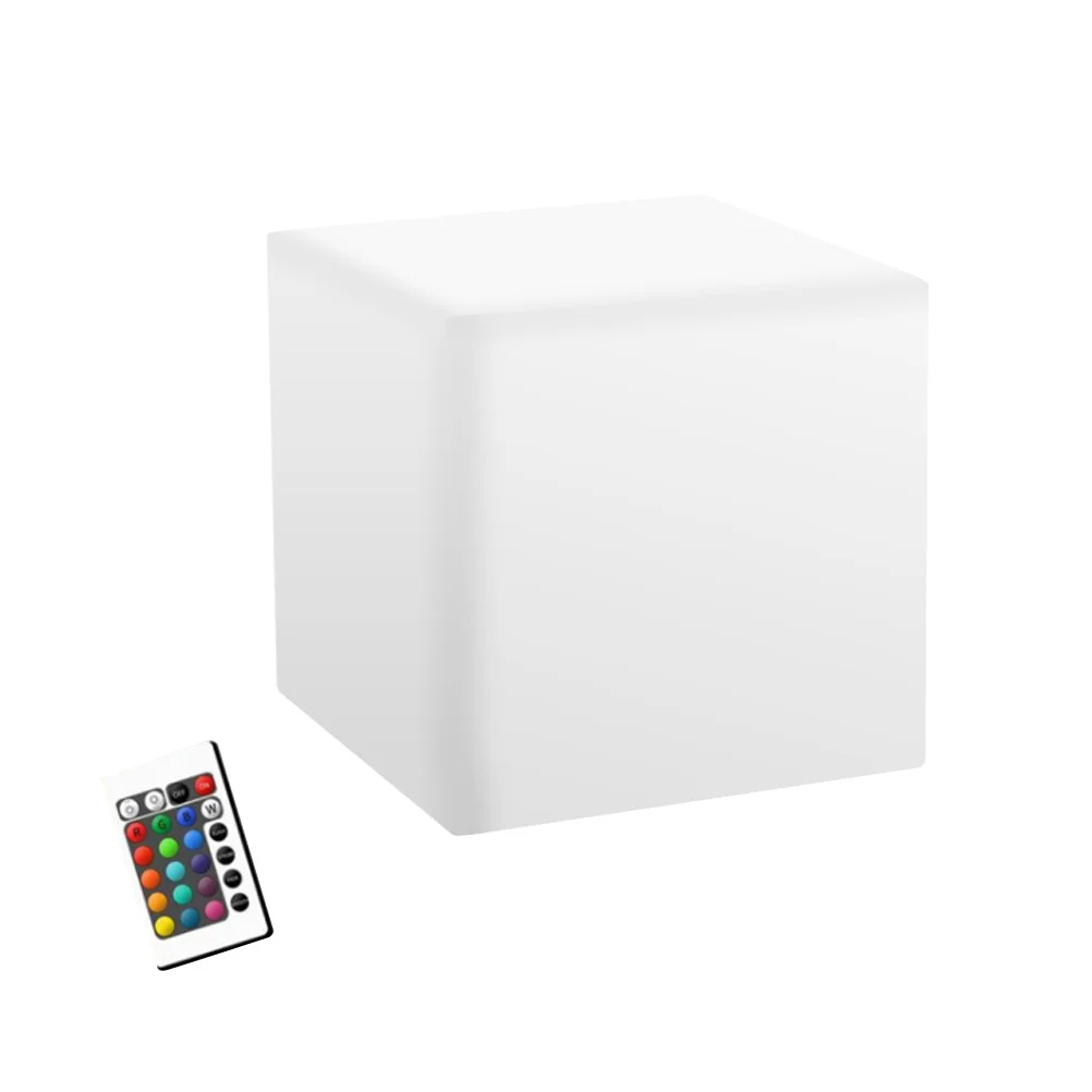 Led اللون تغيير الجدول مصباح 5 واط 16 ألوان مربع ضوء الليل Usb شحن التحكم عن بعد ديكور غرفة نوم المنزل الطرف المحيطة #2