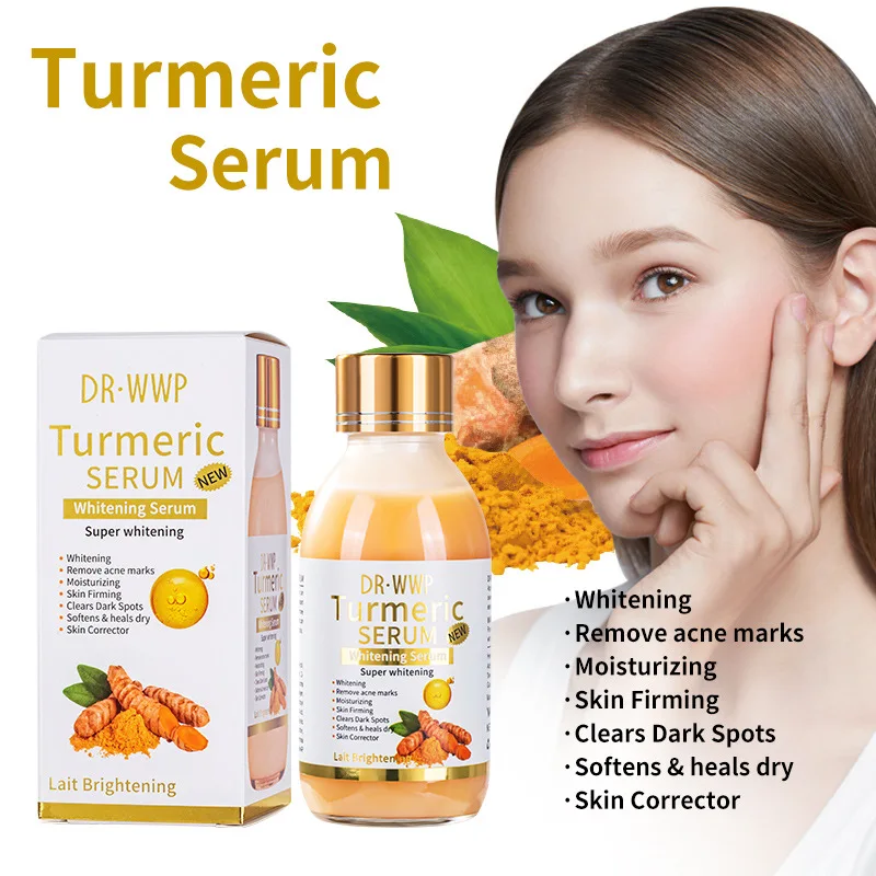 125ml AHA Arbutin Face Essence Moisturizing Whitening Facial Serum Turmeric & Kojic Acid Essence Liquid Firming Bright The Skin