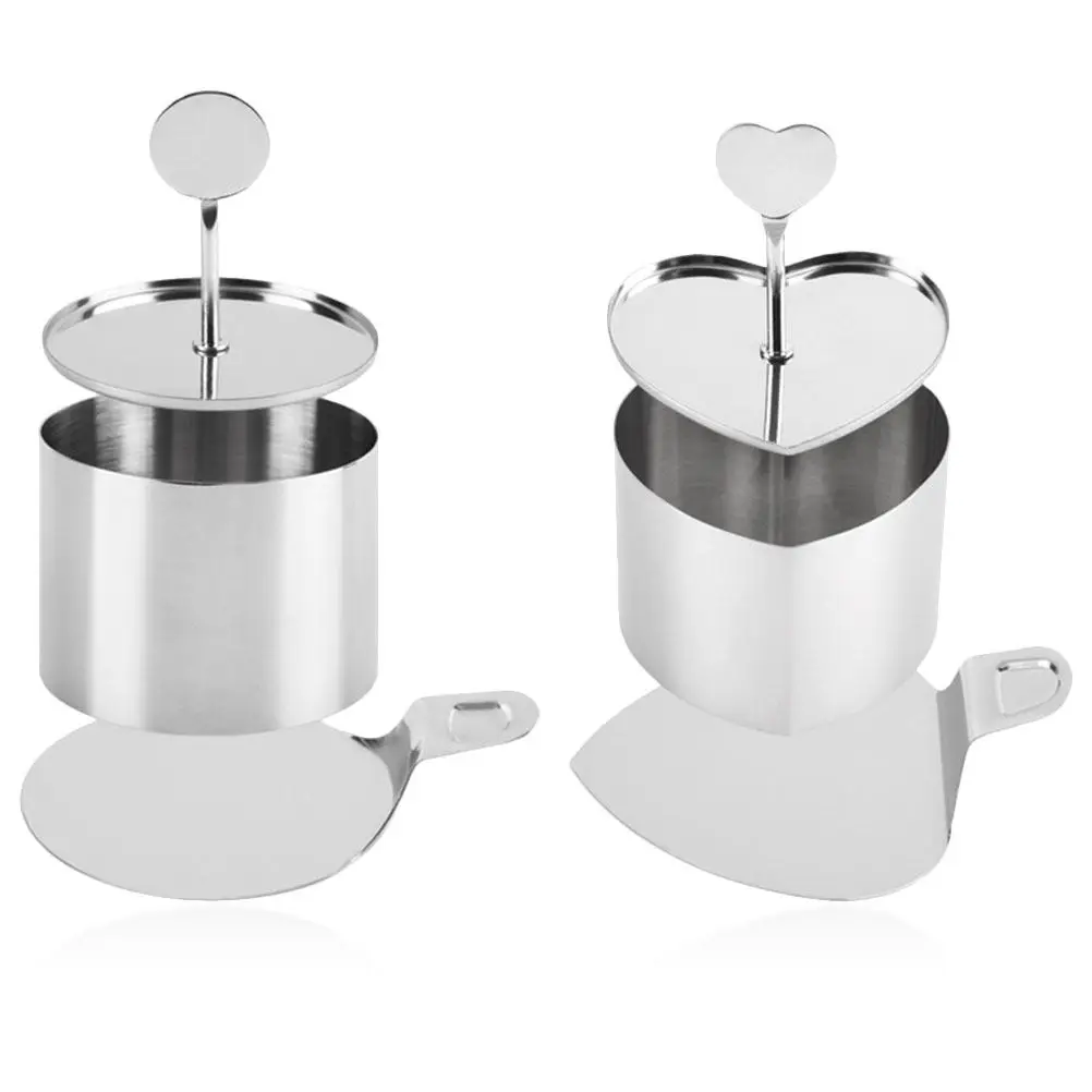 

2Sets Stainless Steel Cookie Baking Molds Biscuit Cutters Kitchen Cake Dough Tools for Mousse Pastry Household Baking