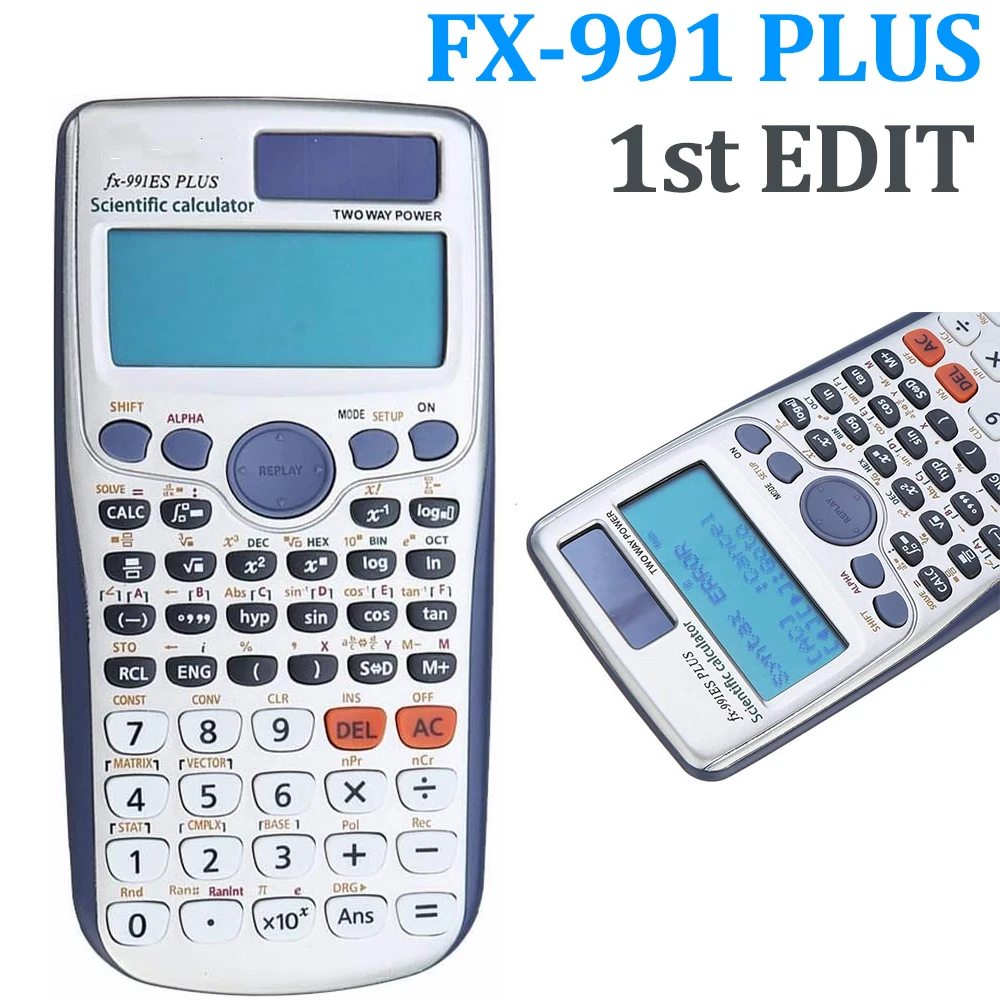 FX-991 PLUS Function Calculator For High School Primary School Science Function Calculator Matrix Complex Equation Solver