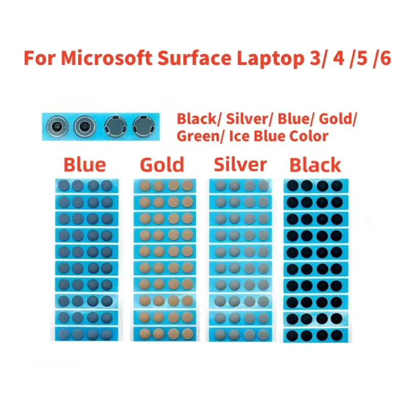 4PCS/ Set Bottom Case Rubber Feet For Microsoft Surface Laptop 3 4 5 6 1872 1868 1952 1867 1950 1958 2033 Anti-skid Case Foot