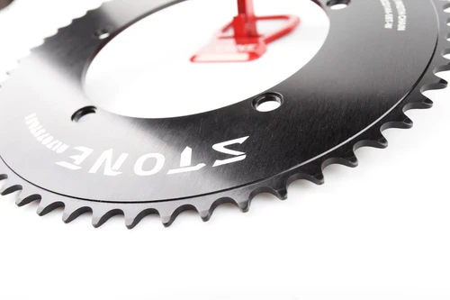 Imagen 2 del producto Plato de bicicleta de pista de piñón fijo de piedra, cadena de 1/8 ""BCD144 42T a 70T, rueda de cadena de anillo grande 144bcd