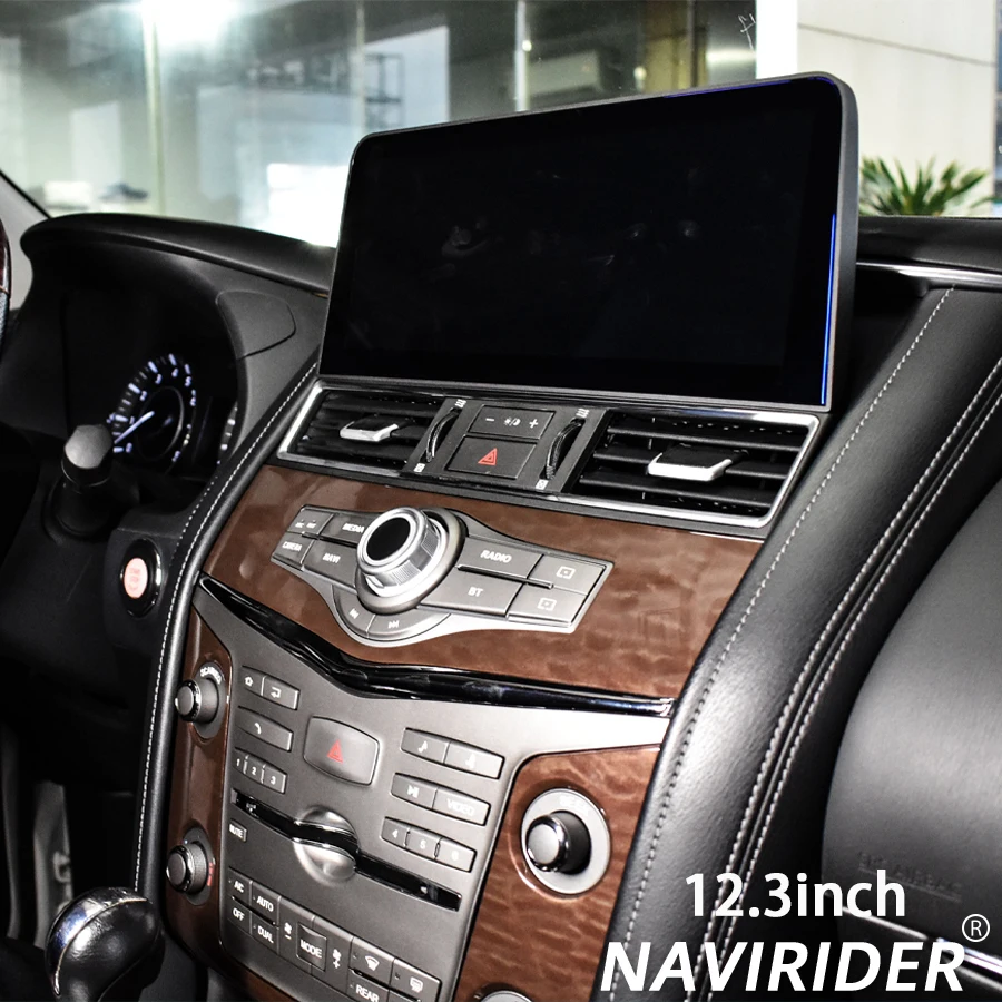 4G DSP GPS Navi Multimedia Video Player Android 15 Car Radio For Nissan Patrol Amanda 2010-2020 Carplay 12.3inch Screen Stereo