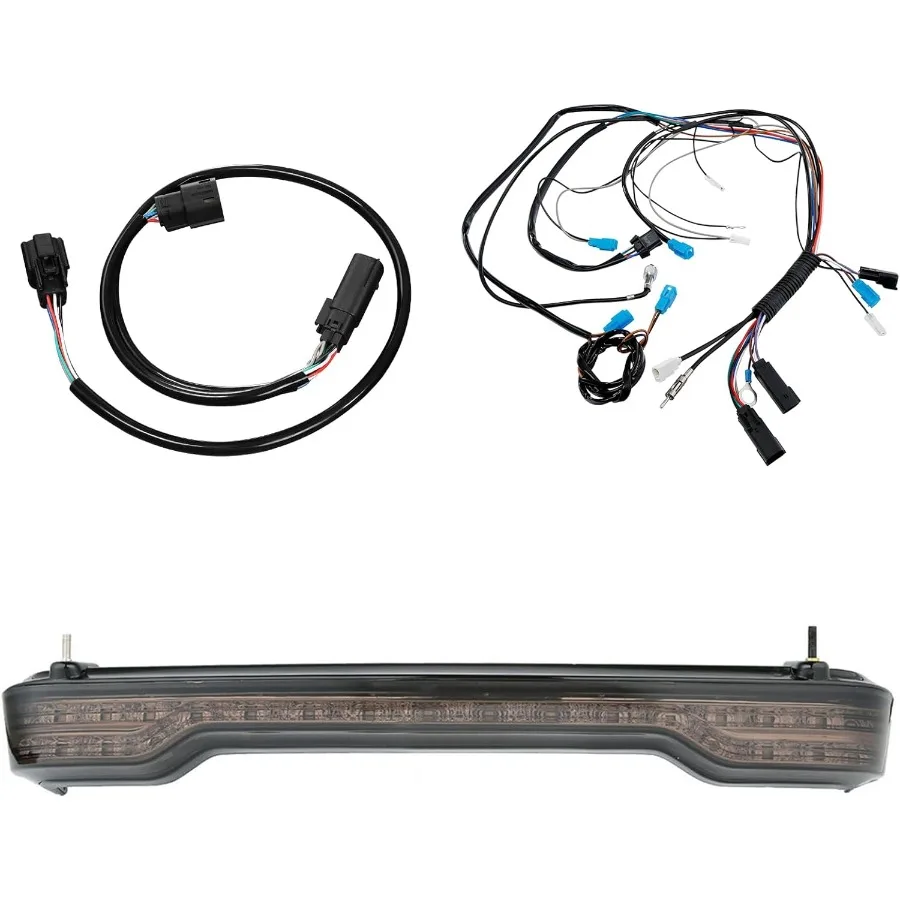 مجموعة مصابيح خلفية LED من King Trunk متوافقة مع Harley Touring Road King Road Street Electra Glide Tri Glide #1