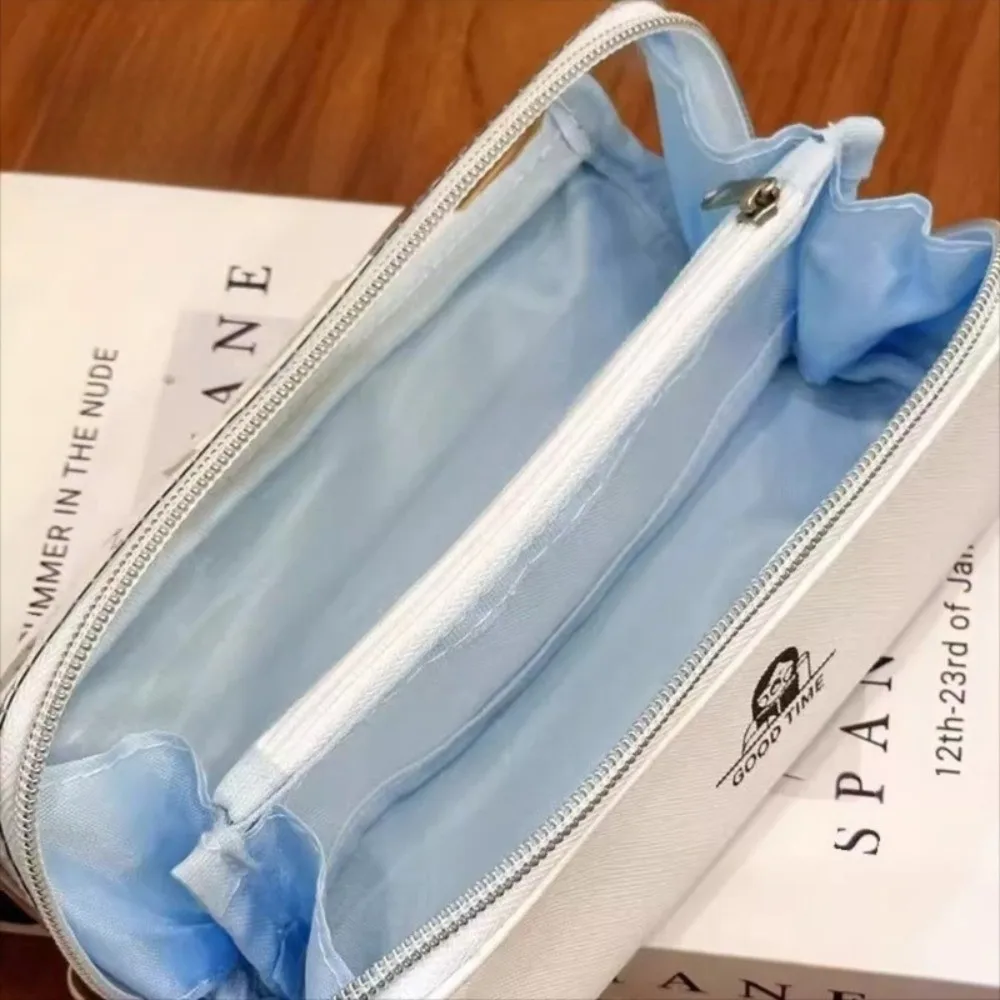 

Многофункциональная двухслойная сумка для ручек, большая вместительная прозрачная карманная сумка для хранения канцелярских принадлежностей, коробка для хранения канцелярских принадлежностей