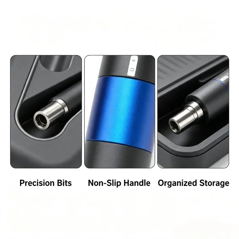 JAKEMY Wirelesss Electric Screwdriver Set with LED Light Rechargeable Cellphone Camera Disassembly Screw Driver Kit