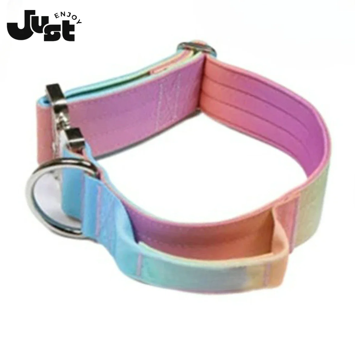 

Dog Collar Nylon Gradient Widened 5cm Anti-Strangulation Anti-Explosion Adjustable Dog Collar Outdoor Products Pet Accessories