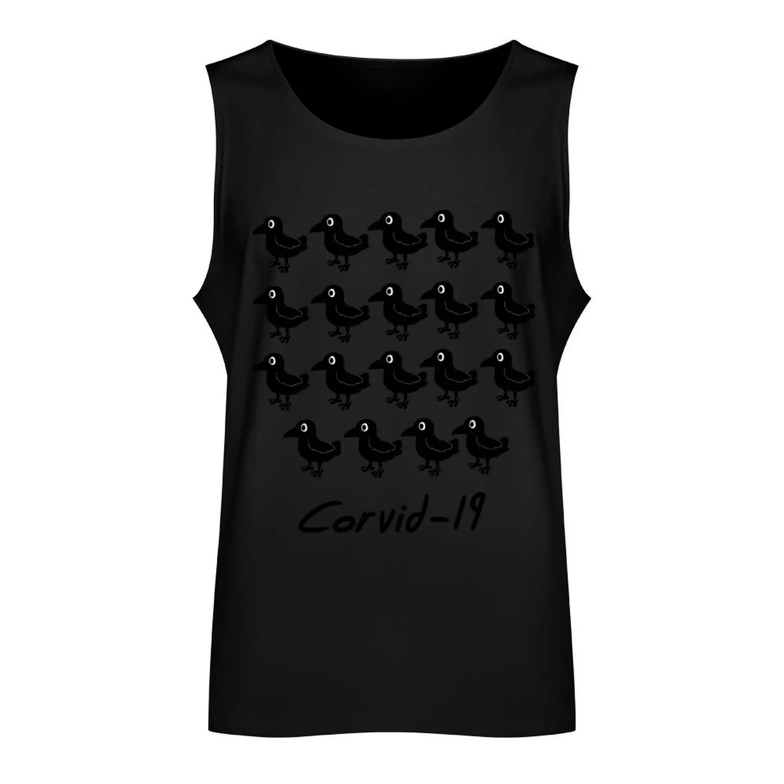 Corvid-19 Tank Top Men's singlets gym clothes man men clothings Men's gym t-shirt