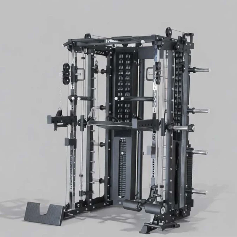 Commercial Squat Rack Multi Functional Trainer Gym Equipment Commercial Trainer Multi Function
