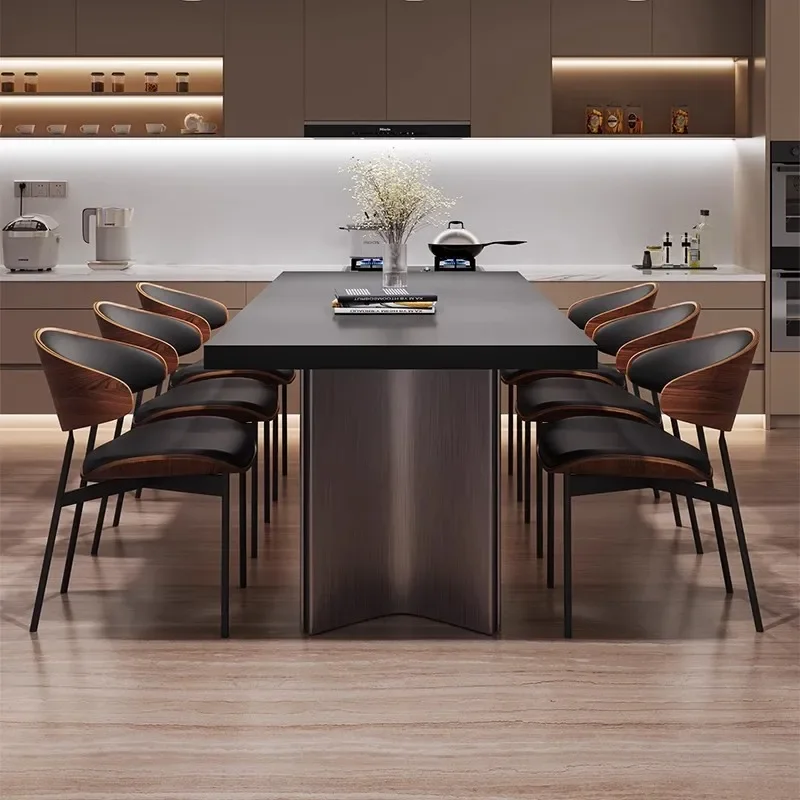 

Modern Upholstered Dining Chairs Wooden Restaurant Nordic Bar Dining Chairs Kitchen Designer Sillas De Comedor Home Furniture