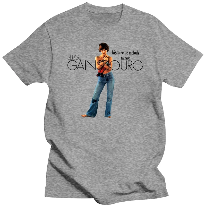 Álbuns franceses 1970s retro t camisa histoire de melody nelson serge gainsbourg