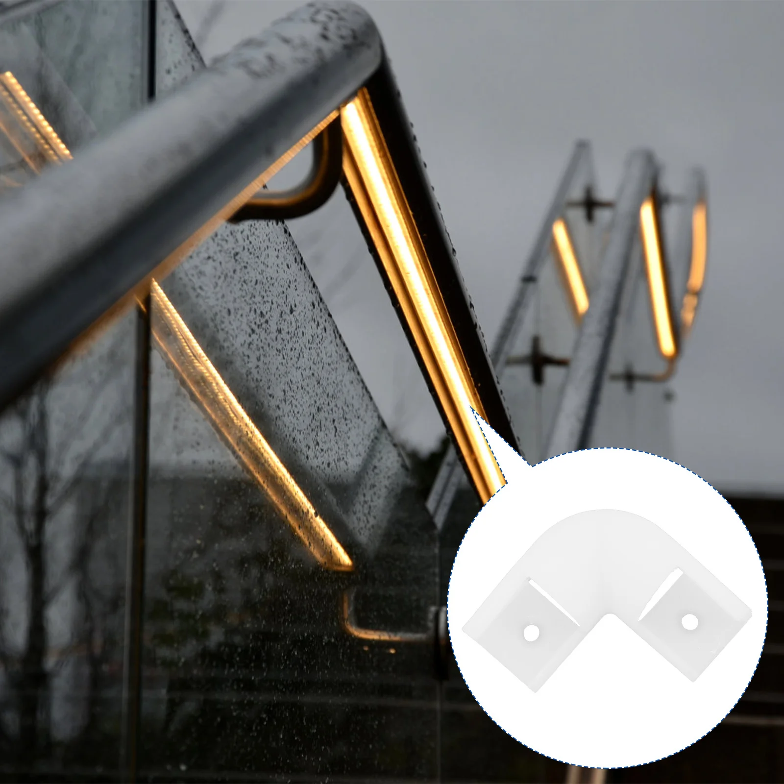 

25Pcs Strip Lights Turning Channels L Shape Corner Connection 90-Degrees LED Light Channels Connectors Safe Stable Structure