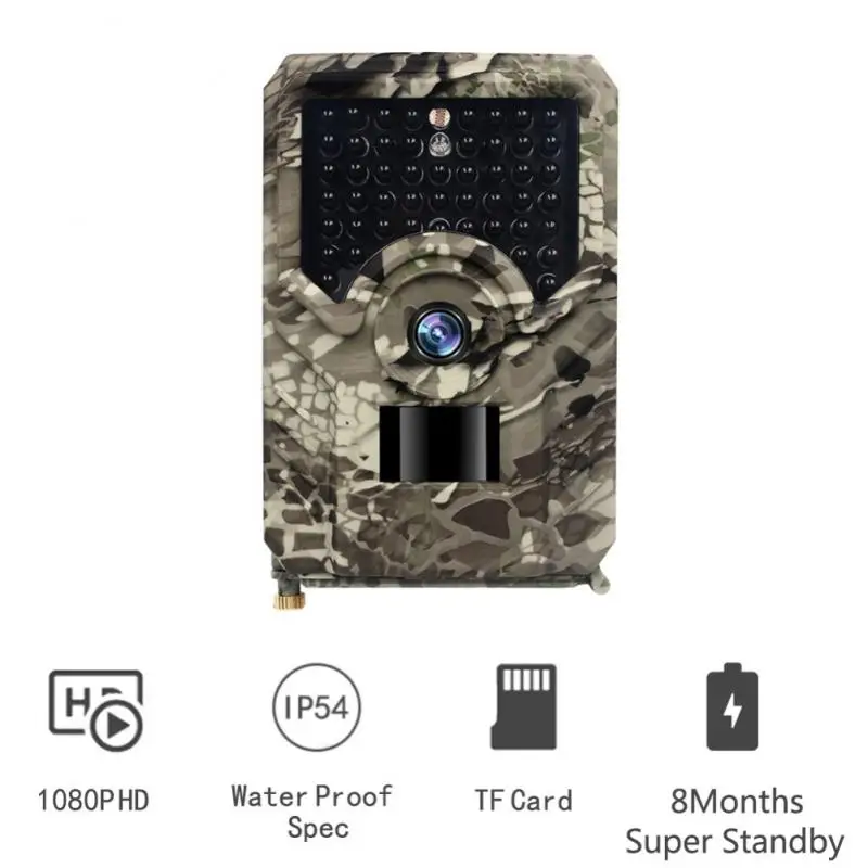 PR200 16MP 1080P Waterproof Hunting Camera IP56 Wildlife Trail Camera Night Photo Trap Infrared thermal imager