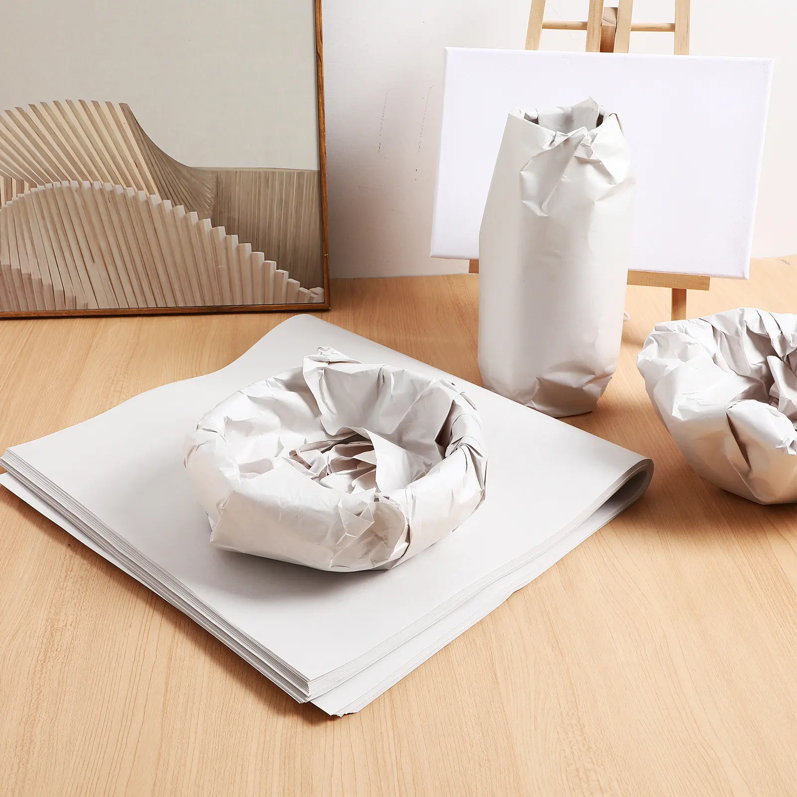 100Sheets Wood Pulp Packing Paper Newsprint for Moving Fragile Items Shipping Paper Wraps Box Filler Glassware Protective
