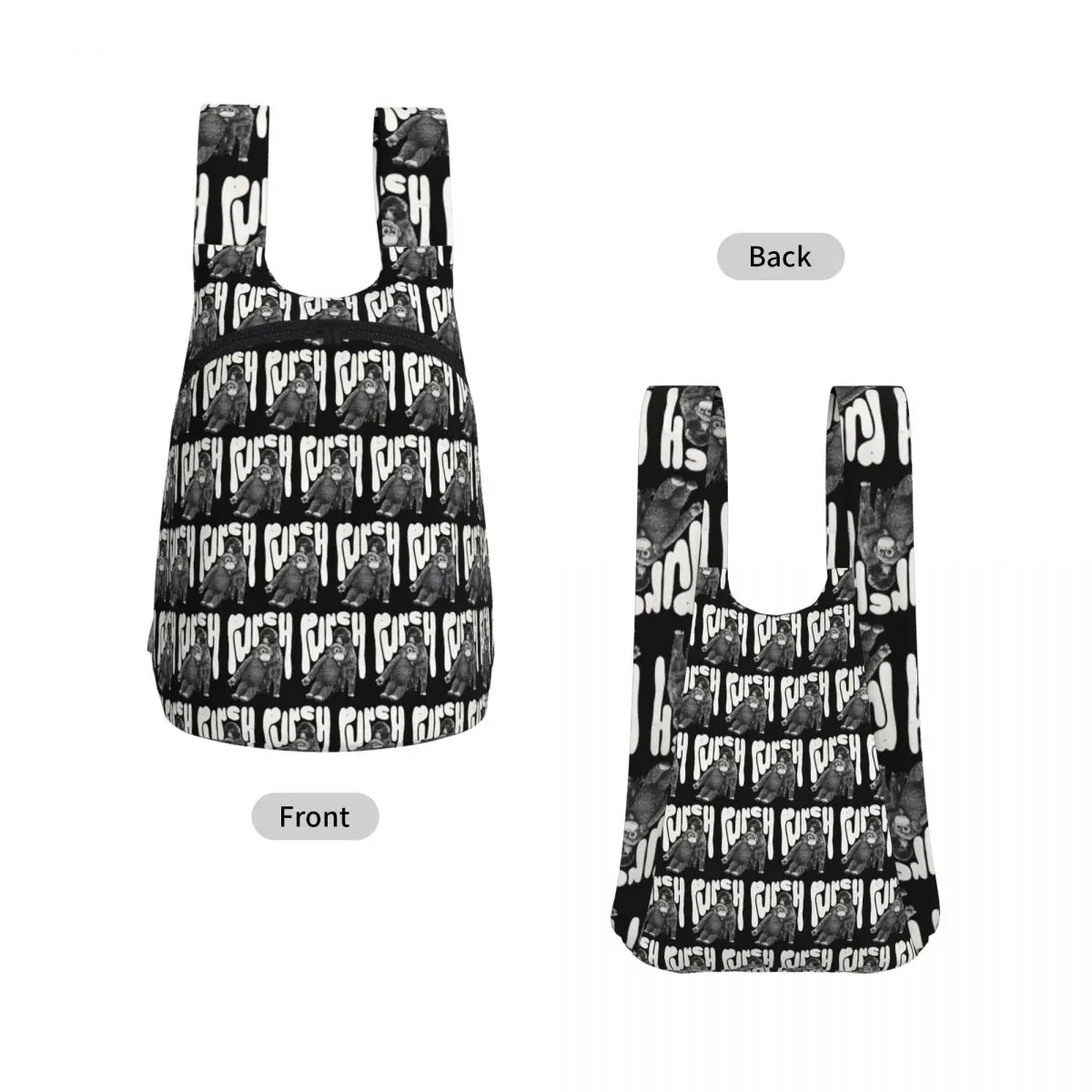 Monkey Punch Comfort Colors Backpack Student Storage BookBag Kids School Bag Computer Shoulder Bags for Men Women