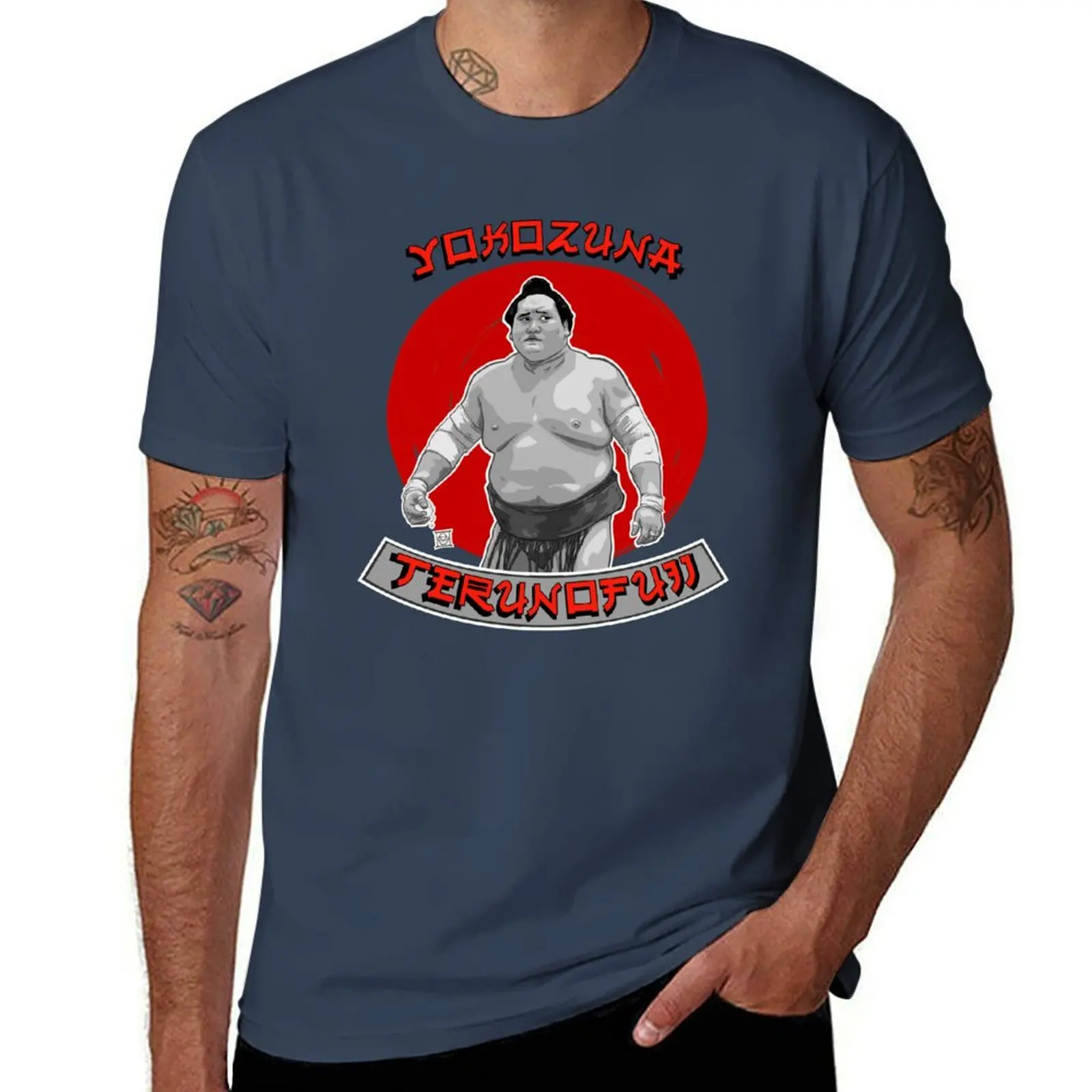 

Terunofuji - Red Sun T-Shirt anime t shirts cute clothes boys whites men tshirt