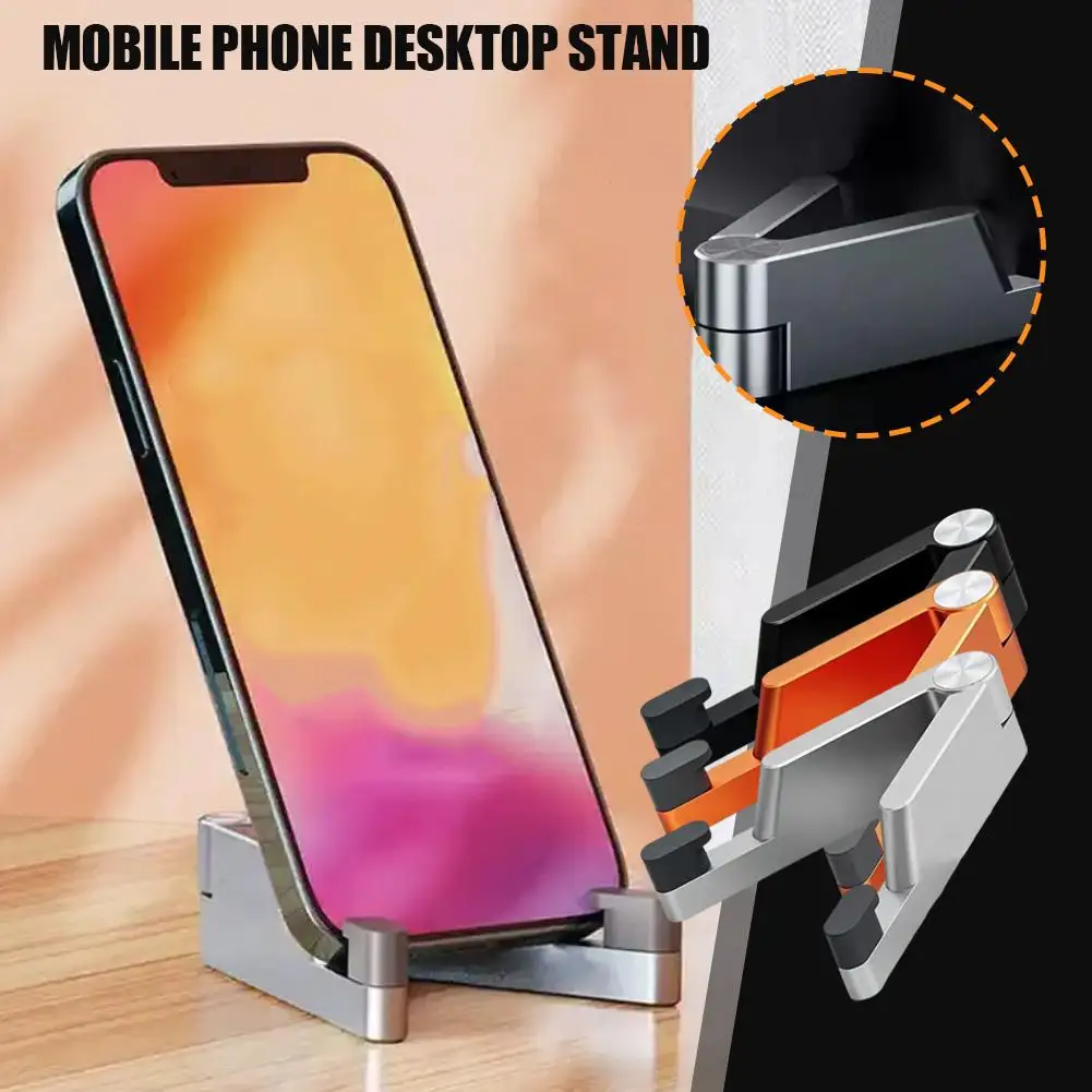 Foldable Tablet Phone Desktop Mobile Phone Stand for iPhone iPad Desk Holder Adjustable Desk Bracket Smartphone Stan L8V6