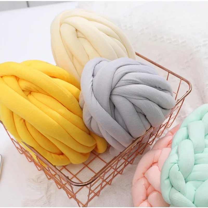 Ice Island Wool Slippers for DIY, Bag Filling, Heart Wool, Crown, Cotton Handcraft, Blanket Thread, Cloth Strip, 2PCs, New