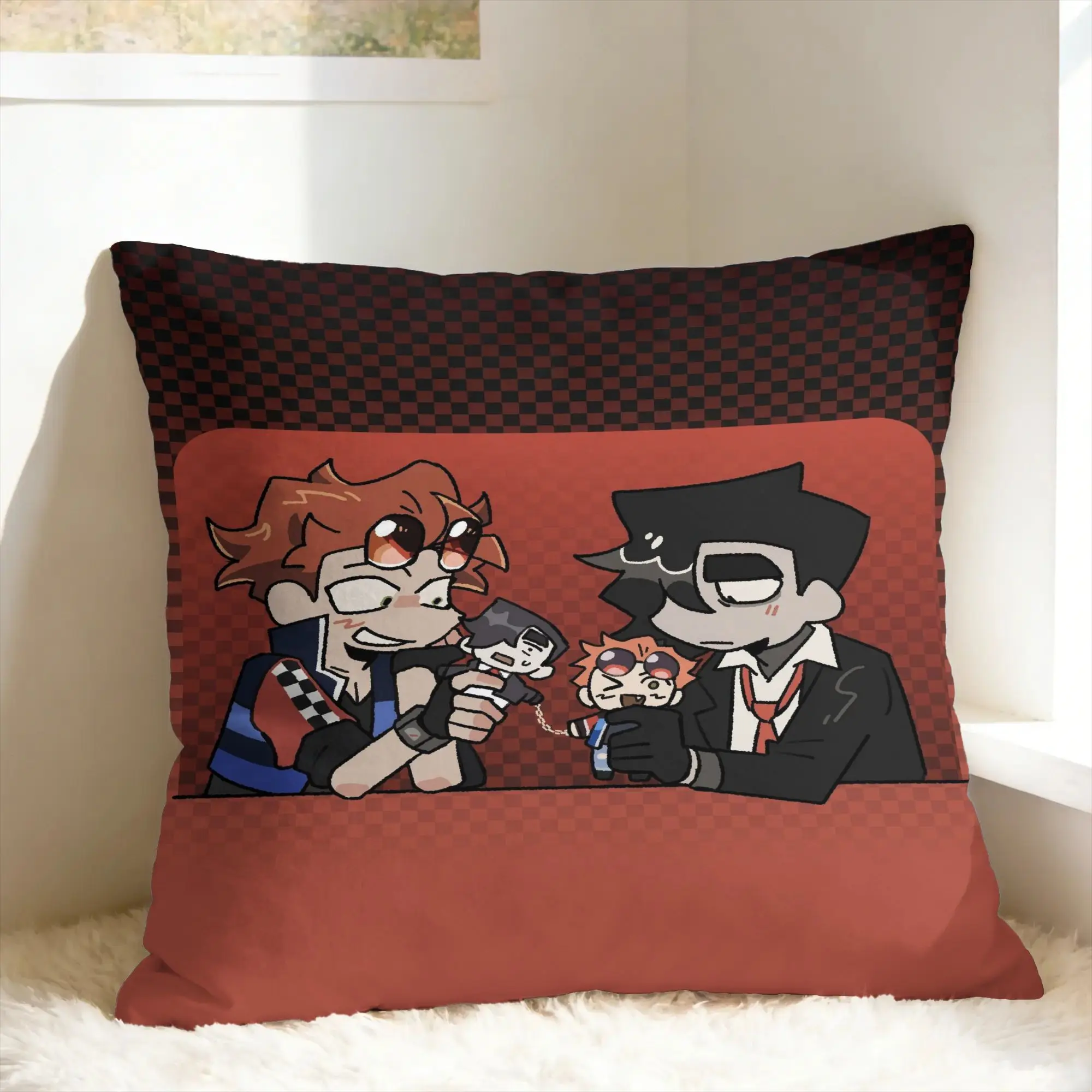 Pillow Cover Benny Jackpot Crash Course Eddie  Kawaii Pillow Case For Living Room Chair Pillowcases