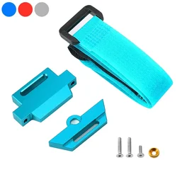 Metal Tall Battery Holder Mount Hold Down with Battery Strap for 1/10 Traxxas Slash 2WD VXL Ford F-150 RC Car Upgrade Parts