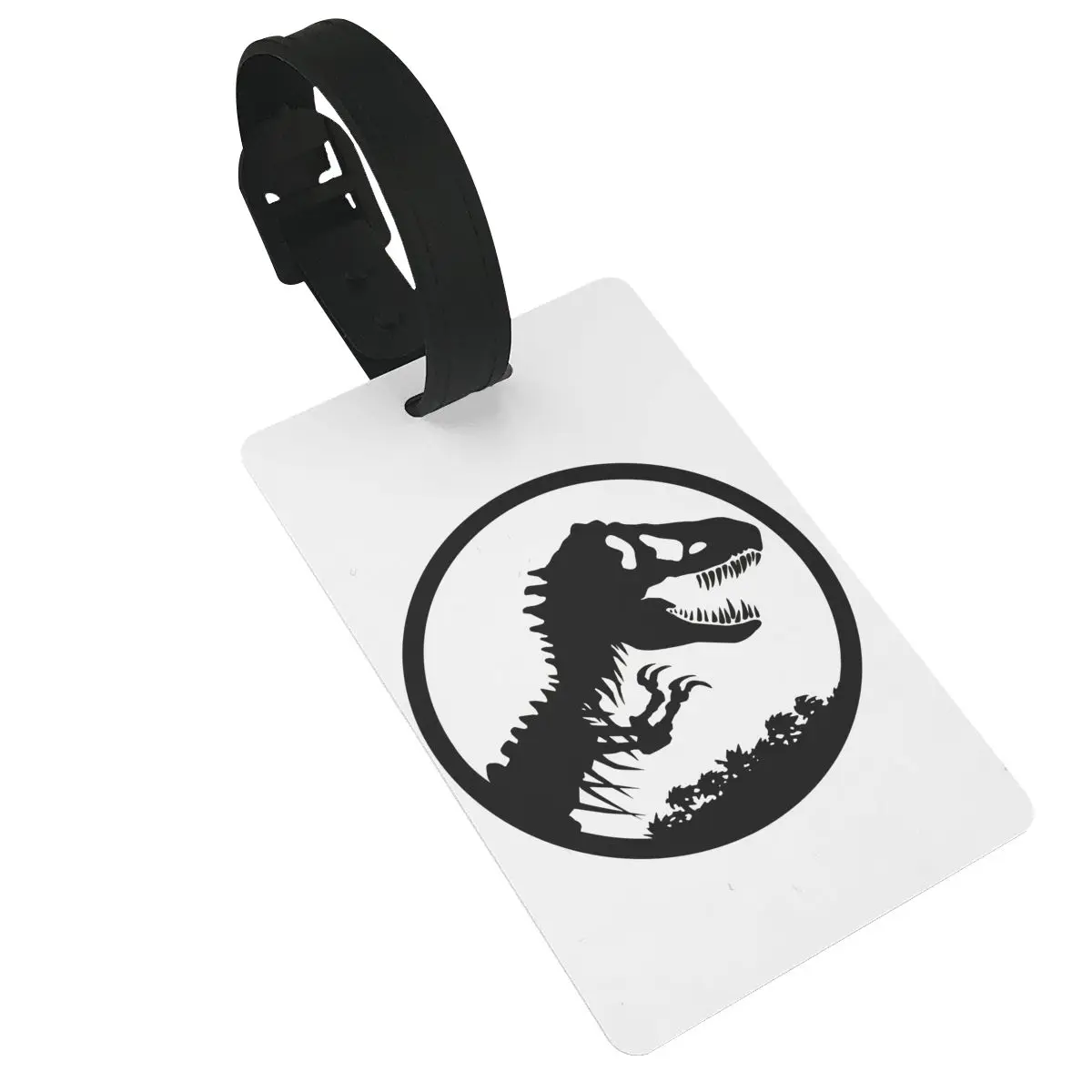 Dinosaur Jurassic Park Luggage Tags Suitcase Accessories Travel Cute Baggage Boarding Tag Portable Label Holder ID Name Address