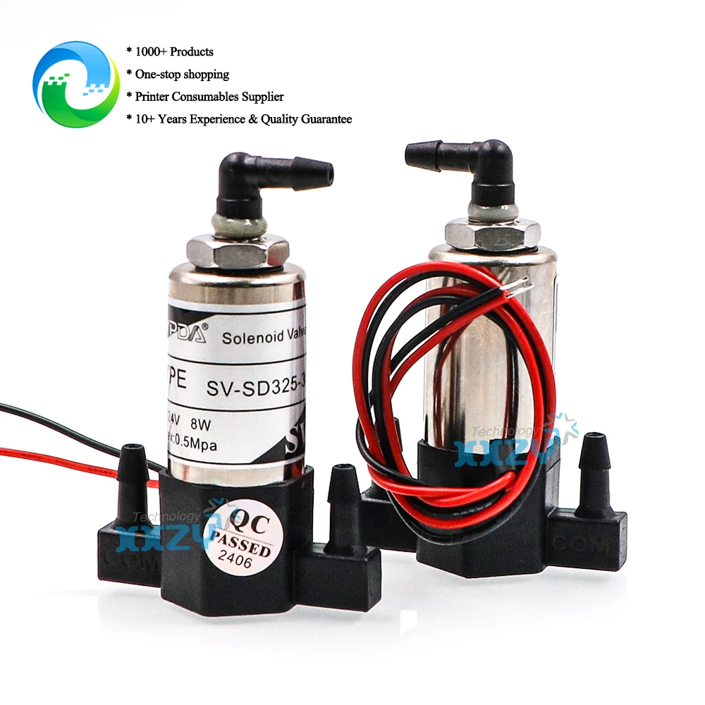 Spare Parts SYPDA SV-SD325-3 Solenoid Valve 3-Way Eco Solvent Printer UV Machine Magnetic Valve 24V 8W