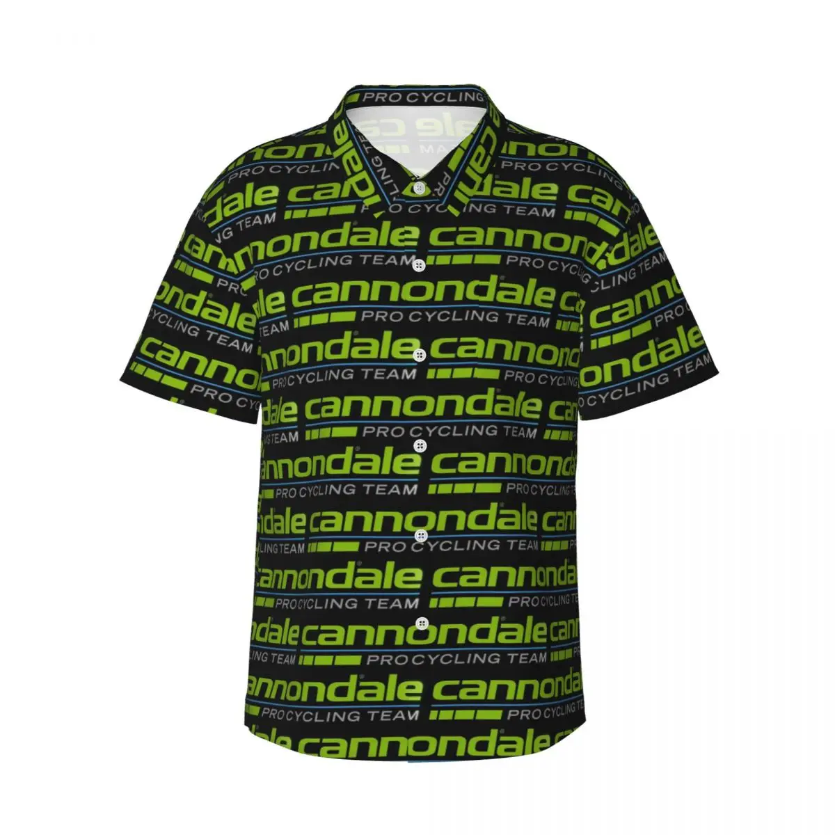 

Cannondales Men's Shirts Hawaiian Short Sleeve Shirt Funny Lapel Tops for Summer Beach