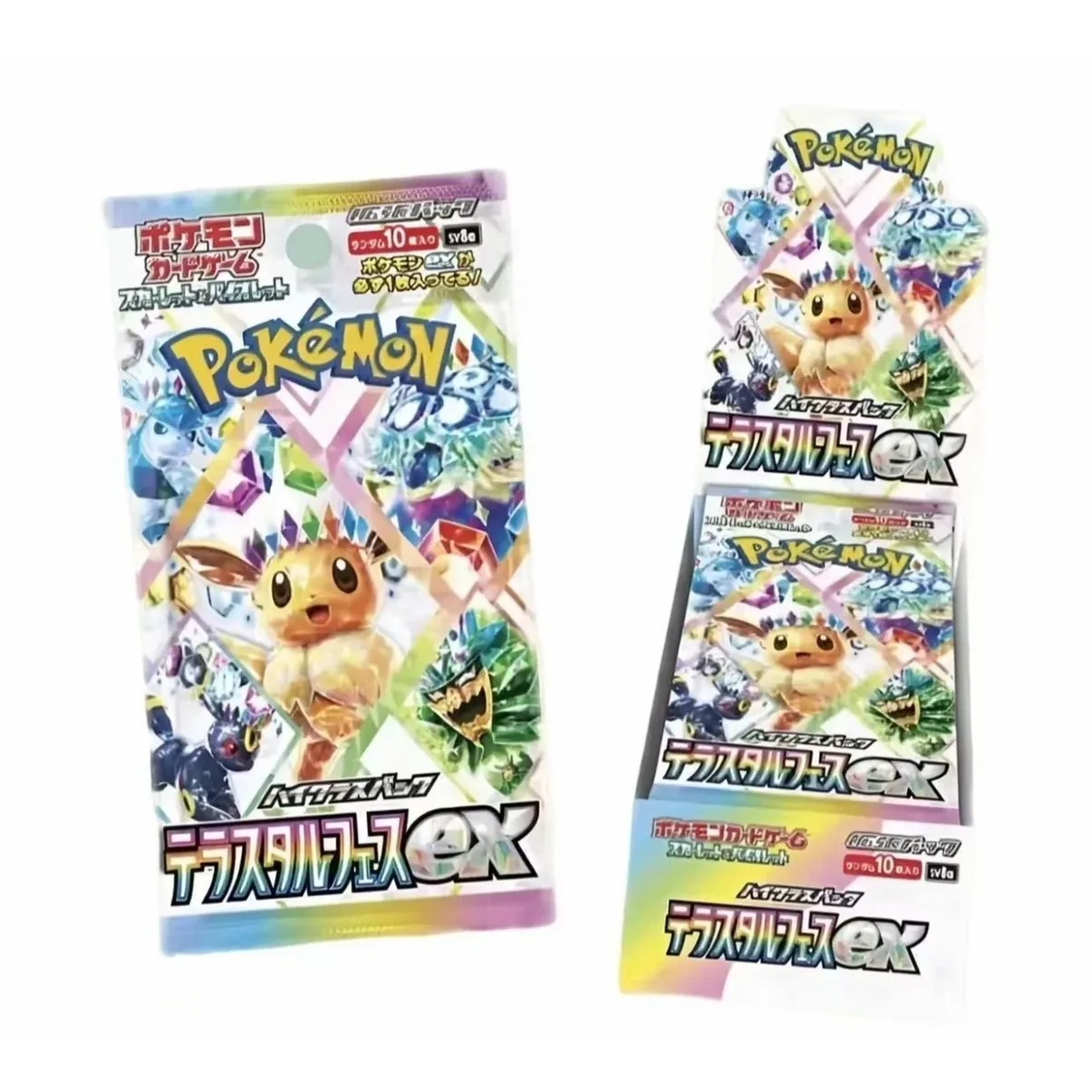 Pokemon Kartenspiel SV8a Terastal Festival EX Booster Box Japanische PTCG Sammelkarten-Box Spielzeug Geschenke